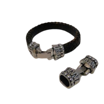 Zamak Snap Lock Clasps: MGL-375 10*7mm (Steel)