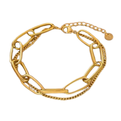 Gold plated stainless steel Bracelets - 47