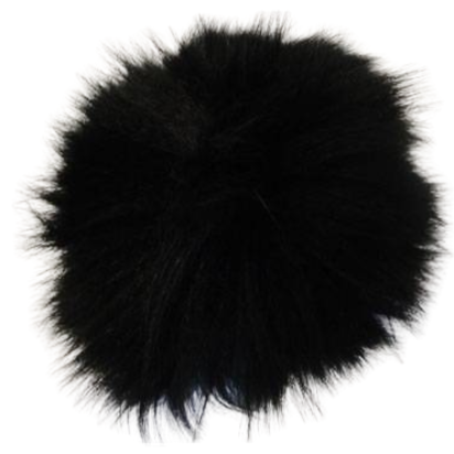Fox Fur-Black -14cms
