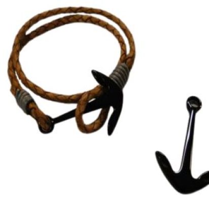 Steel Anchor Clasp: MGST 206 3mm (Black)