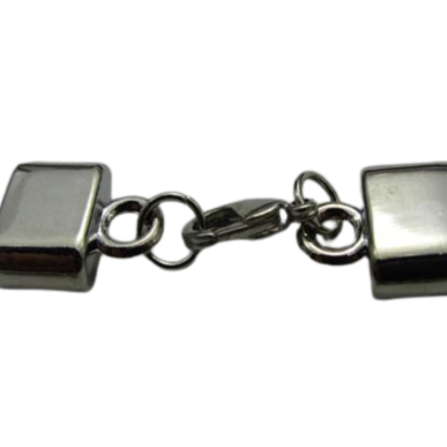 Zamak Lobster Claw Clasps: ZAML-03 (Antique Silver)