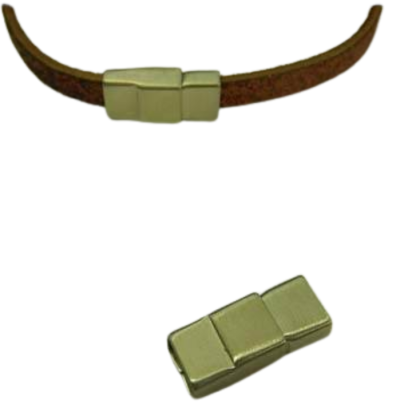 Stainless Steel Magnetic Clasp: MGST-165 5*2.5mm (Gold)