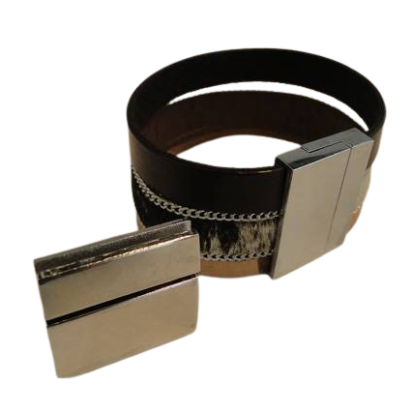 Zamak magnetic claps: MGL-148 30*2.5mm (Steel)