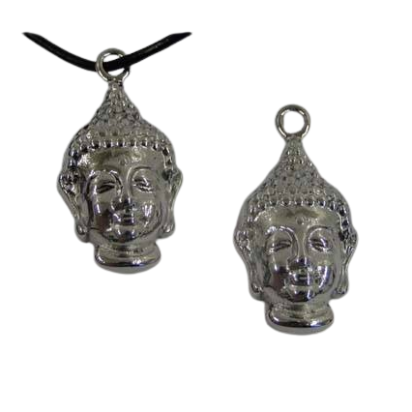 Stainless steel pendant: SSP-591 18x33MM (Steel) Buddha