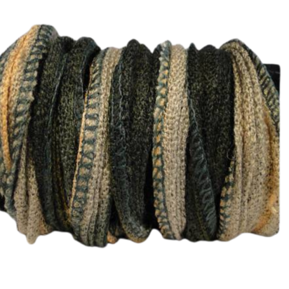 Silk-Cotton-8-Hematite and Apricot