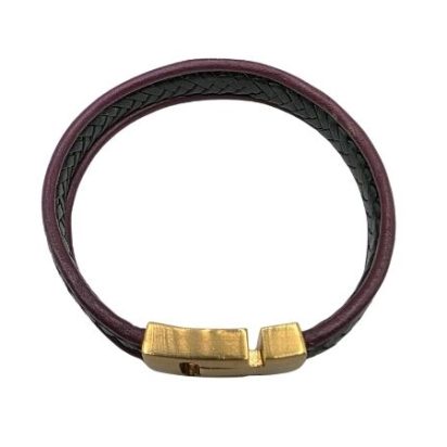 Combination Leather Bracelet - Style 206