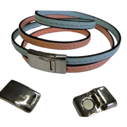 Zamak magnetic clasp: MGL-191 10*2.5mm (Steel)