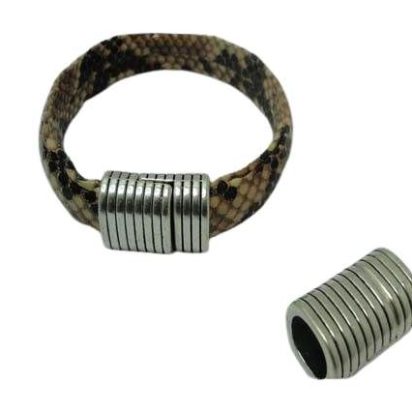 Zamak magnetic claps: MGL-337 10*8mm (Antique SILVER)