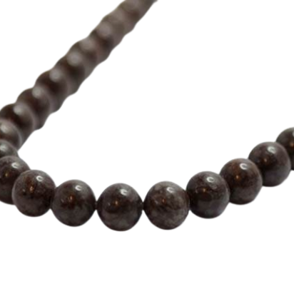 Natural Stones-8mm-Snowflake Obsidian