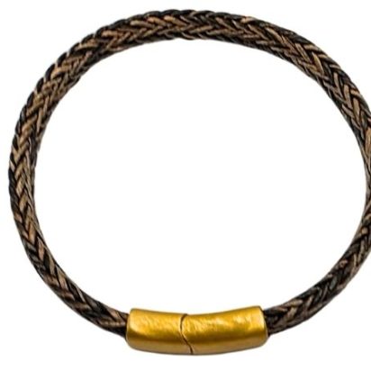 Spiral Braided Leather Bracelet - Style 332