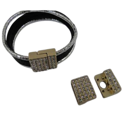 Zamak magnetic claps: MGL-266 14*3mm (Gold matt)