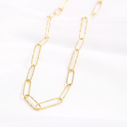 Gold Plated Stainless Steel Necklace - 502