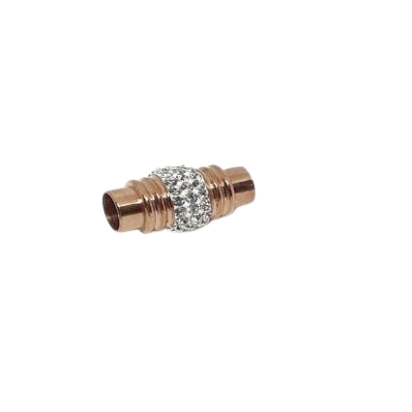 Stainless Steel Magnetic Clasp: MGST 191 6mm  (Rose gold)