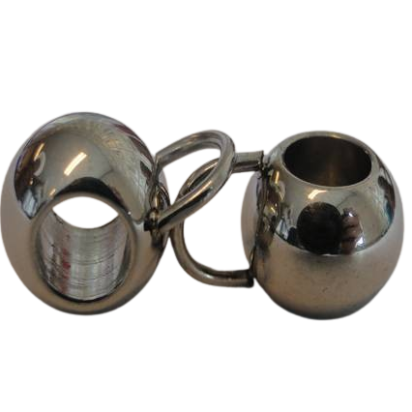 Stainless steel part for leather: SSP-207 6mm (Steel)