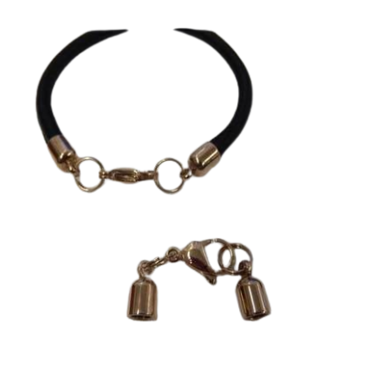 Stainless steel connector cap:SSP-235 5mm (Rose gold)