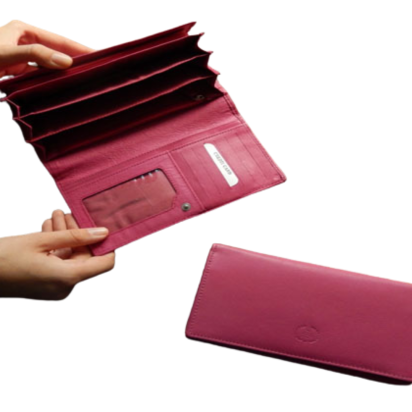 LeatherWallet54 - Barbie Wallet -  Pink