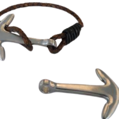 Stainless Steel Anchor Style Clasp: MGST 228 4mm (steel Matt)