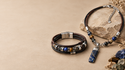 How to Combine Leather, Gemstones and Stainless Steel in Jewellery Design