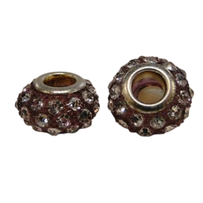 Crystals for leather cord: CA-4126 (Purple)