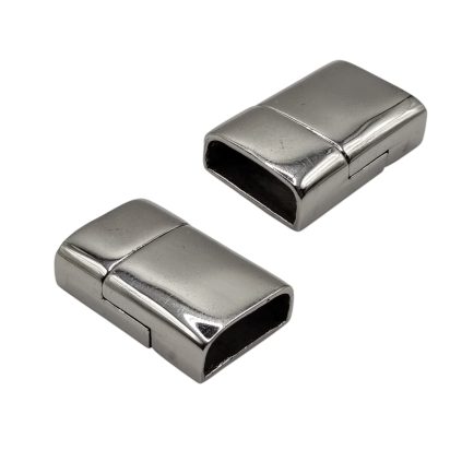 Stainless Steel Magnetic Clasp: MGST-23 14*5mm (Steel)