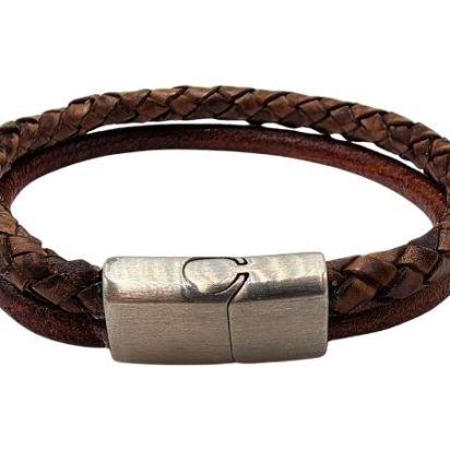 Combination Leather Bracelet - Style 189