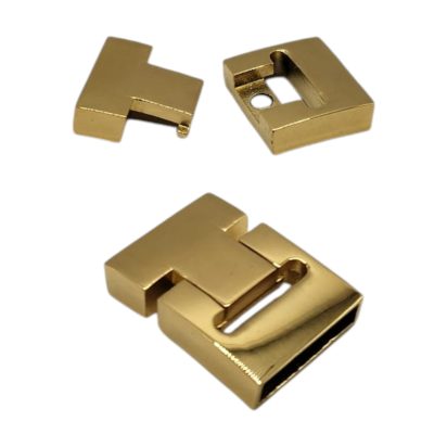 Stainless Steel Magnetic Clasp: MGST-119 20*4mm (gold)