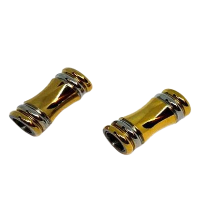 Stainless Steel Magnetic Clasp: MGST-157 6mm (gold)