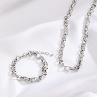Silver Stainless Steel Bracelet - Item 527