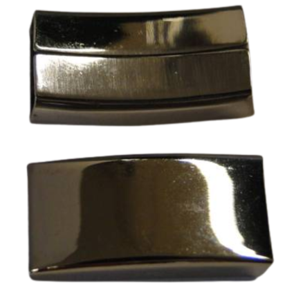 Stainless steel part for bracelet: SSP-191 10*4mm (Steel)