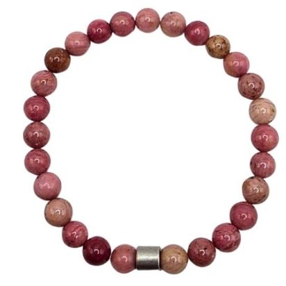 Rhyolite Gemstone Bracelet: Style-592 (6mm)