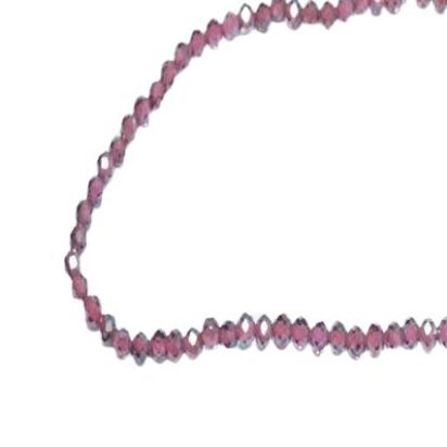 Faceted Natural stones - 2mm - Garnet