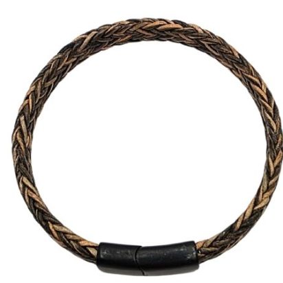 Spiral Braided Leather Bracelet - Style 335
