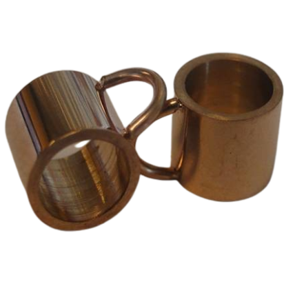 Stainless steel part for leather: SSP-54 6mm (steel)