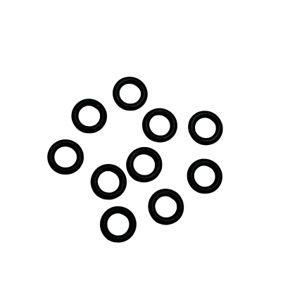 Rubber ring-3mm-Black