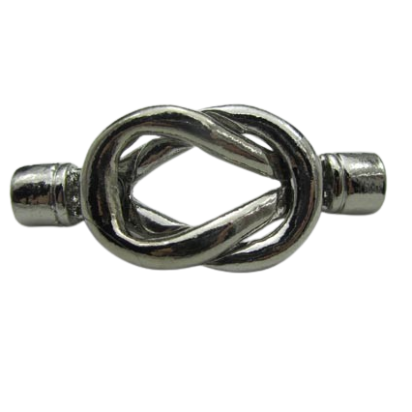 Zamak Magnetic Clasp: ZAML-09 6mm (steel)
