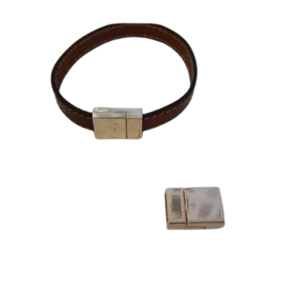 Zamak magnetic clasp: ZAML-07 10.5*3mm (Rose Gold)