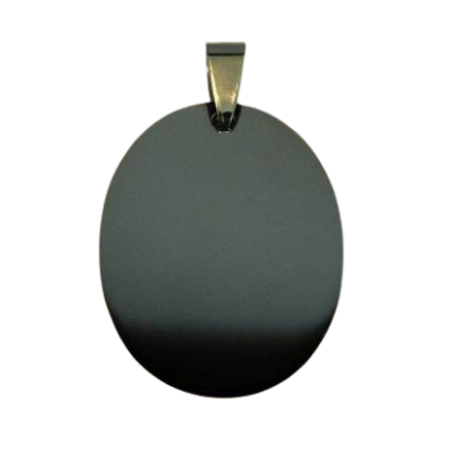 Stainless steel pendant: SSP-211 25*35mm (Steel) Circle