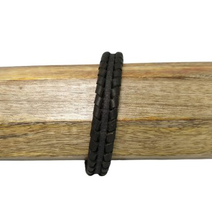 BRUGES BRAIDED STYLE - 11X6MM - DARK GREEN