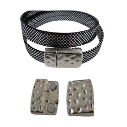 Zamak magnetic claps: MGL-281 20*2,5mm (antique silver)