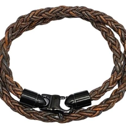 Hawaii Bolo Braided Leather Bracelet - Style 499