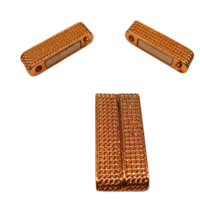 Zamak magnetic claps: MGL-150 30*4.5mm (gold)
