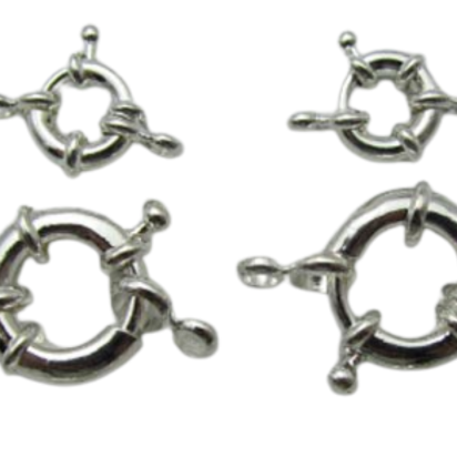 Zamak Spring ring clasp - FI7007 - 17mm