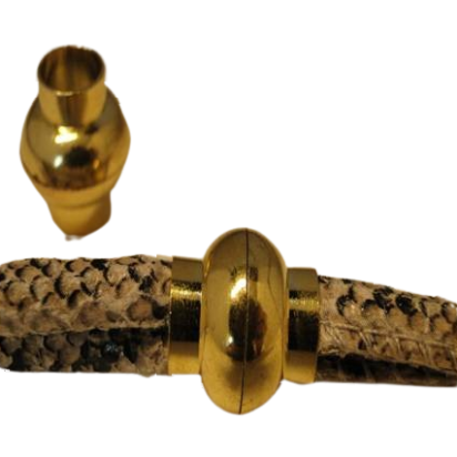 Zamak magnetic clasp: MGL 4 7mm (Gold)