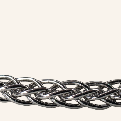Chopin Chain Bracelet - Silver - 1mm - Item 1000