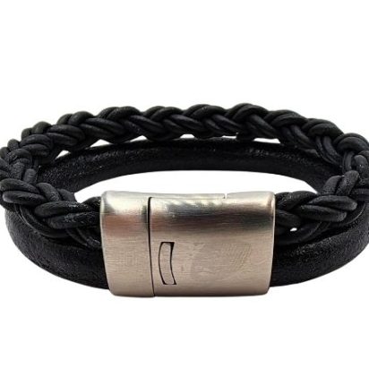 Combination Leather Bracelet - Style 176