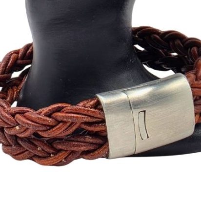 Hawaii Bolo Braided Leather Bracelet - Style 537