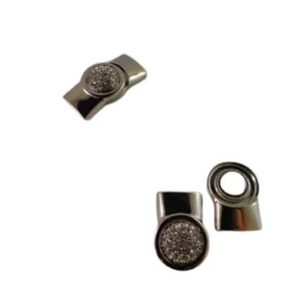 Zamak magnetic claps: MGL33 15*5mm (steel)