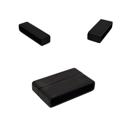 Stainless Steel Magnetic Clasp: MGST-105 20*2.5mm (black matt)