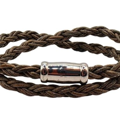 Hawaii Bolo Braided Leather Bracelet - Style 521