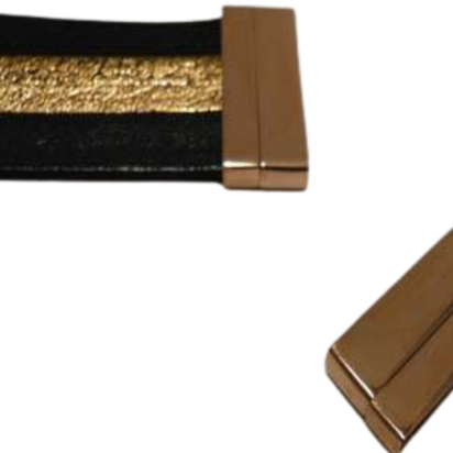 Stainless Steel Magnetic Clasp: MGST-105 30*2,5mm (Rose gold)